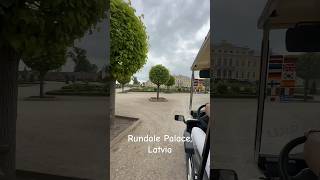 Visiting beautiful Rundale Palace gardens Latvia shorts [upl. by Nelleoj530]