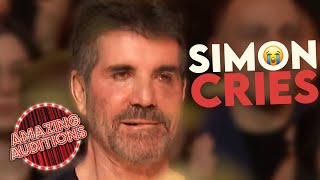 SIMON COWELL Breaks Down After 1st GOLDEN BUZZER Audition Revealed  Amazing Auditions [upl. by Anah522]