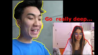 Ricegum makes Saleenerz blush and tells him to go deep [upl. by Katheryn]