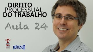 Aula 24  Direito Processual do Trabalho  Pressupostos Extrínsecos [upl. by Yuri]