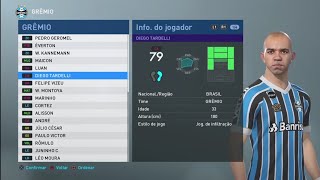 Elenco do Grêmio Atualizado  PES 2019 [upl. by Annav]