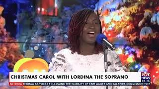 Christmas Agbadza Medley by Lordina The Soprano on JOY NEWS AM SHOW [upl. by Ardnazil]