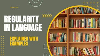 Regularity Regularity in Language  Regularity in Pragmatics [upl. by Lidstone608]