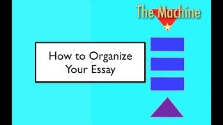 How to organize your essay The Machine [upl. by Nennerb]