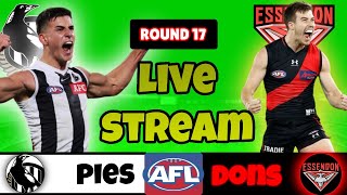 ESSENDON vs COLLINGWOOD  Round 17 AFL Live Stream 2024 [upl. by Chessy]