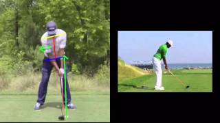 Tony Finau Swing Analysis [upl. by Nnaillek]