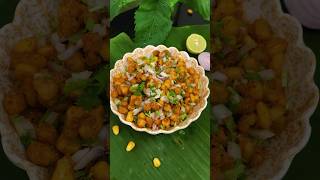 Crispy corn chaat  కార్న్ చాట్ cooking snacks corn recipe trending food shorts minivlog [upl. by Notelrac]