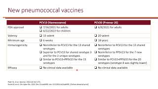 Pneumococcal Vaccines PPSV23 PCV13 PCV15 PCV20 [upl. by Alliw389]