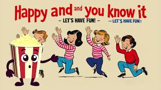 Happy and You Know It Song  Fun Action Song for Kids  Clap Stomp and Sing Along [upl. by Ylrebmik]