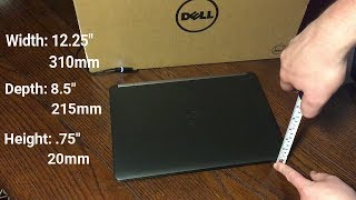 Unboxing Dell Lattitude E7270 125 Business Class Ultrabook Laptop [upl. by Lirva]