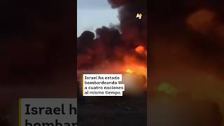 Israel bombardeó Yemen Líbano Siria y Palestina al mismo tiempo shorts [upl. by Jeffrey]