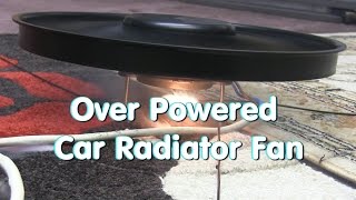 Over Powered Car Radiator Fan [upl. by Hazen]