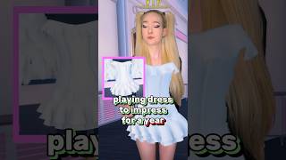 I CAN’T BELIEVE SHE WORE THIS roblox funny skit dresstoimpress dti [upl. by Llerruj]