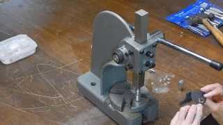 How to Make a Snap and Rivet Setter from an Arbor Press and Dies [upl. by Eamaj]