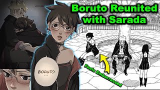 Sarada EMBARRASSED After Hugging Boruto❤️ Chapter 6 SPOILERS amp REVIEW  Boruto Two Blue Vortex Manga [upl. by Nylirrej754]