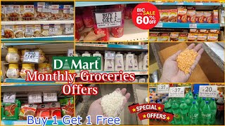 Dmart Offers on Groceries amp Daily Essentials  Dmart Monthly Groceries Shopping  Buy 1 Get 1 Free [upl. by Rednael]