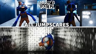 Jollys Park Chapter 1  All Jumpscares amp Game Over Screens Wally [upl. by Aivatra414]