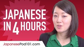 Learn Japanese in 4 Hours  ALL the Japanese Basics You Need [upl. by Ananna156]