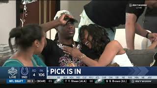 Eagles Draft Kelee Ringo with the 105th Overall Pick in 2023 NFL Draft  NFL Network HD [upl. by D'Arcy]