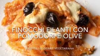 FINOCCHI FILANTI CON POMODORO E OLIVE  TUTTI A TAVOLA [upl. by Halstead848]