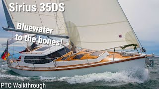 Sirius 35DS Decksalon Bluewater Cruiser Sailboat Tour 2021 PTC Review [upl. by Arateehc]