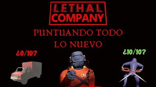 PONGO NOTA A TODO LO AÑADIDO EN LETHAL COMPANY Versión 55 [upl. by Edi843]