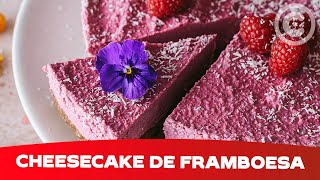 Deliciosa alternativa Cheesecake de Framboesa [upl. by Ardnas]