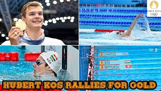 Hungary’s Hubert Kos Wins Gold in 200 Backstroke Apostolos Christou Silver Roman Mityuko Bronze [upl. by Erich548]