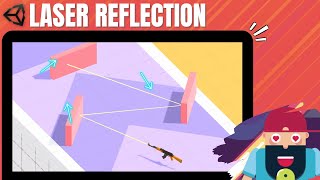 Creating 3D Laser Reflect and Bounce in Unity3D A Vector Math Tutorial [upl. by Witt]