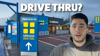 Greggs FIRST EVER Drive Thru [upl. by Guadalupe]