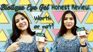 Biotique Bio Seaweed Revitalizing Anti Fatigue Eye Gel  REVIEW  Dark Circles [upl. by Arnuad]