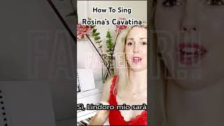 How To Sing Rosina’s Cavatina  Coloratura Technique howtosingopera coloratura [upl. by Malarkey]