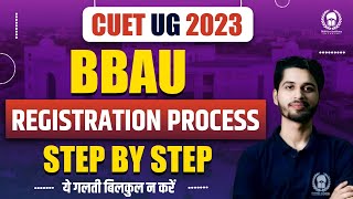 BBAU Registration Process Step by step  BBAU Lucknow Admission 2023  Vaibhav Sir [upl. by Audri]