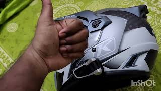 New Helmet  Klim Krios Pro Charger Gray  2022 klim kriospro carbonfiber [upl. by Eecart]