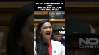 Bukan Pertama Kali Hanna Rawhiti Kumandangkan haka di parlement newzealand selandiabaru [upl. by Boudreaux]