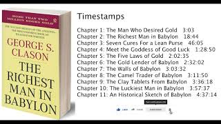 Richest Man In Babylon  Full Audiobook with Timestamps [upl. by Aerdnael]