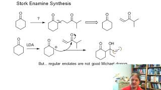 Stork enamine synthesis [upl. by Ramyar578]