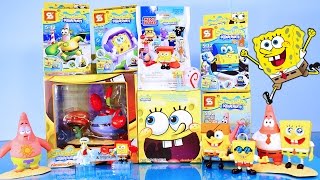 Spongebob Squarepants Toys Videos Opening Blind Bag Mr Krabs amp Plankton Set  Disney Cars Toy Club [upl. by Nnhoj]