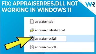 Appraiserresdll not working in Windows 11 Try these fixes [upl. by Eem]