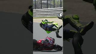 Rossi collided with all the riders [upl. by Drida]