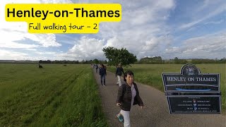 Hambleden village to Henley  full walking tour [upl. by Aerdna802]