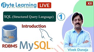 SQL Queries  Structured Query Language  Class 12  Lecture 1  Computer Science  Byte Learning [upl. by Ayaj]