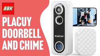 PLACUY Doorbell Camera Wireless 2K with Chime Installation Setup and Review [upl. by Branham521]