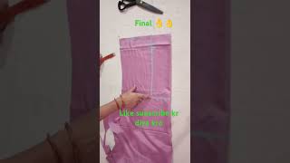 Pant plazo pocket cutting👈👈 fashion sewingpatterns viralshort [upl. by Nylloc]