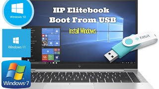 HP EliteBook 8470p Boot Menu From USB [upl. by Tricia]