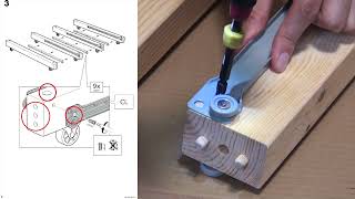 Part 1 How to assemble IKEA HEMNES Day BED29521504 [upl. by Henrion]