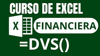 FUNCIÓN DVS  CURSO EXCEL [upl. by Atalanta191]