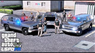 GTA 5 LSPDFR 658 Gang Unit Raid amp Major Drug Bust Bxbugs123 2006 Chevy Tahoe [upl. by Leidag908]