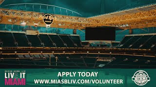 Miami Super Bowl Host Committee Volunteer Launch [upl. by Karilynn766]