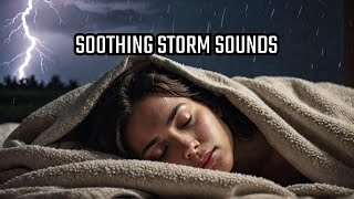 Get Ready to SLEEP BETTER with 30 Minutes of Rain and Thunderstorm [upl. by Meehahs]